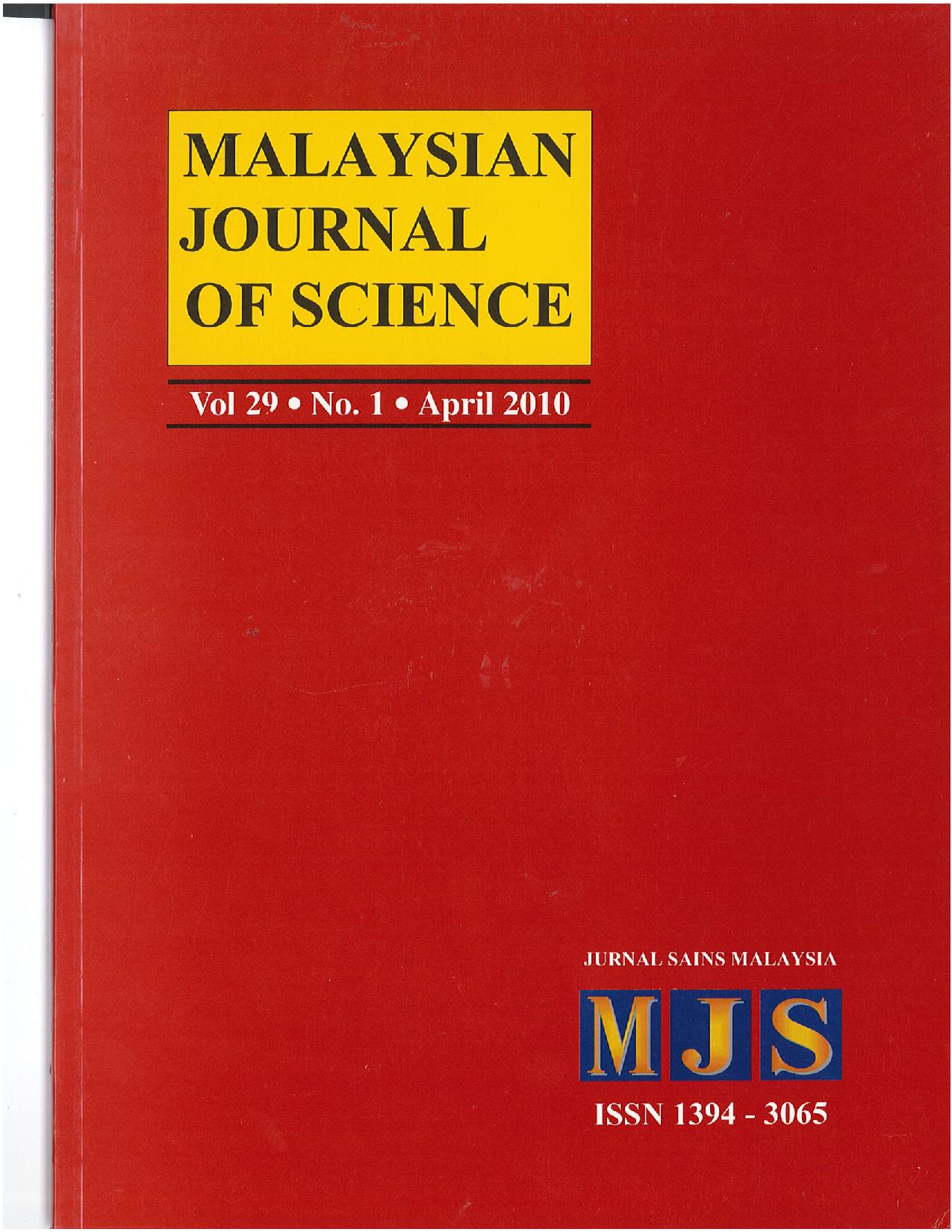 					View Vol. 29 No. 1 (2010)
				