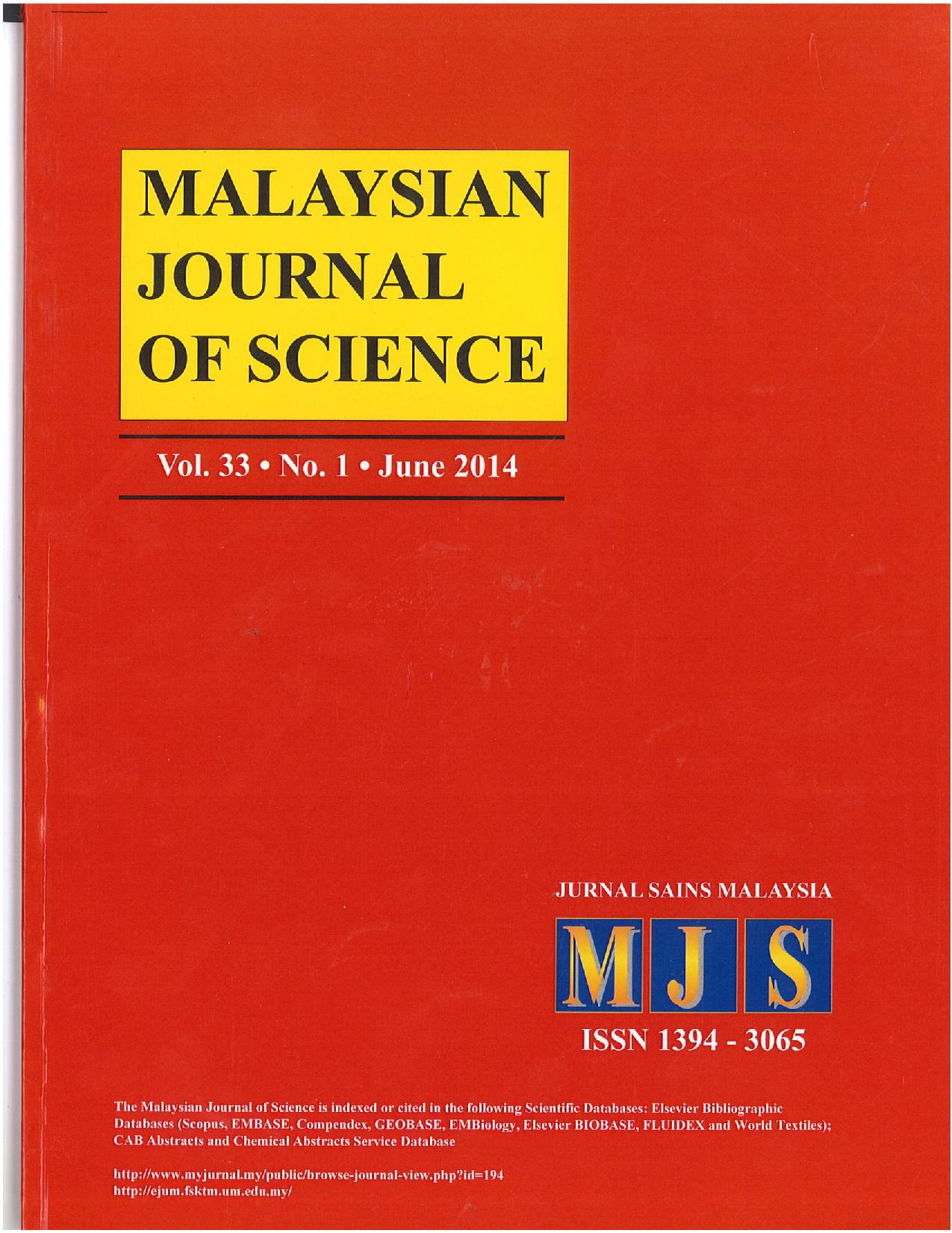 					View Vol. 33 No. 1 (2014)
				